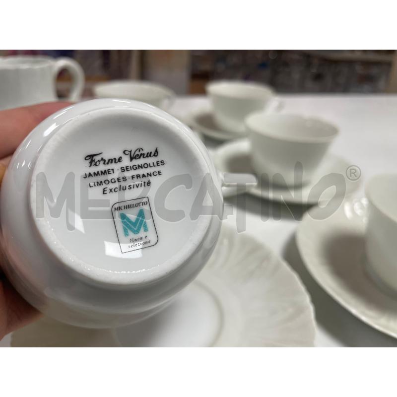 SERVIZIO TEA PORCELLANA FORME VENUS LIMOGES | Mercatino dell'Usato Torino via ceresole 2