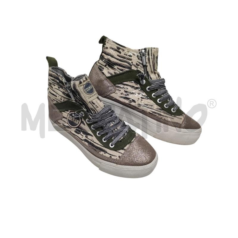 SNEAKERS DONNA COLMAR VERDE BEIGE  | Mercatino dell'Usato Torino via ceresole 1