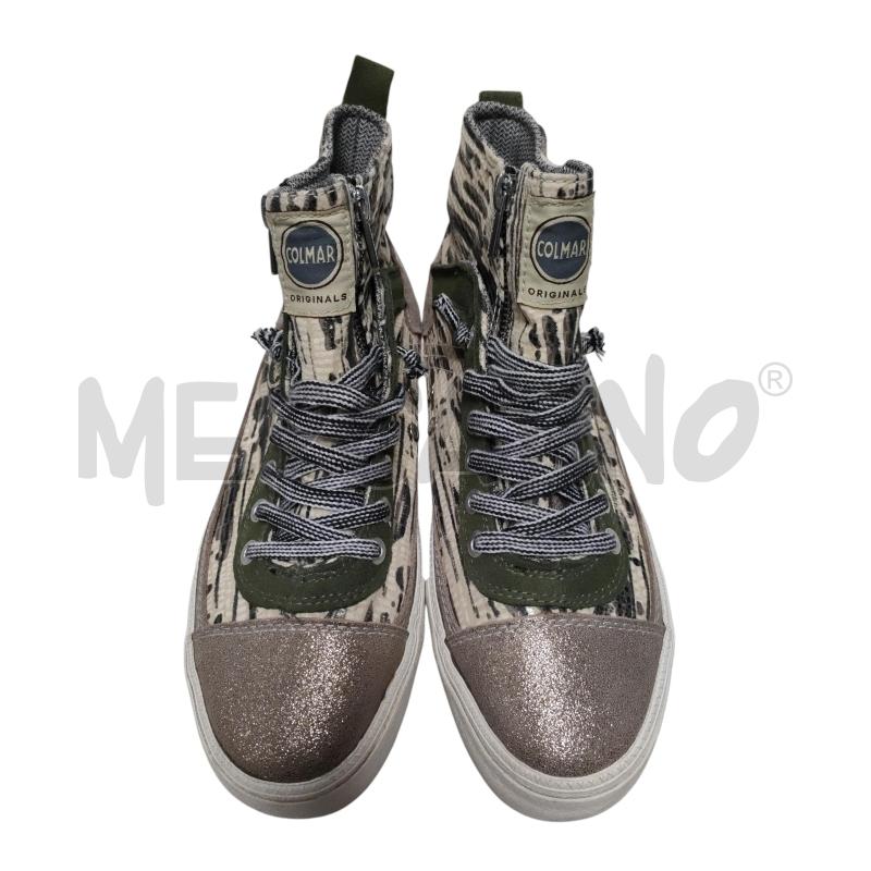 SNEAKERS DONNA COLMAR VERDE BEIGE  | Mercatino dell'Usato Torino via ceresole 2