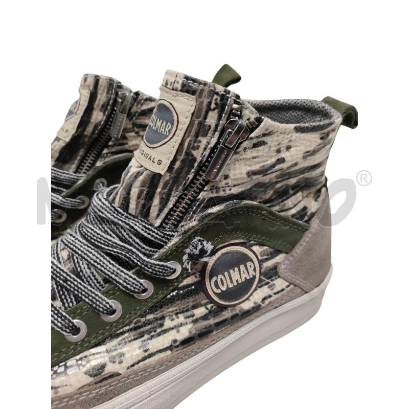 SNEAKERS DONNA COLMAR VERDE BEIGE  | Mercatino dell'Usato Torino via ceresole 5