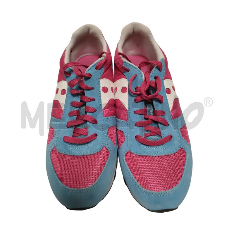 SNEAKERS DONNA SAUCONY FUCSIA AZZURRO  | Mercatino dell'Usato Torino via ceresole 2