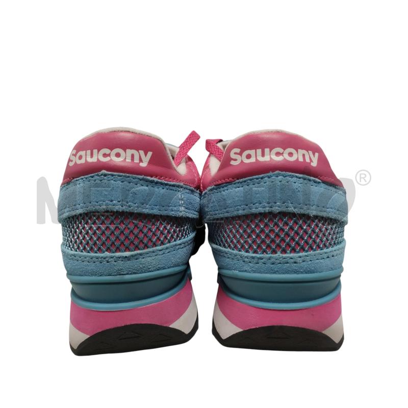 SNEAKERS DONNA SAUCONY FUCSIA AZZURRO  | Mercatino dell'Usato Torino via ceresole 3