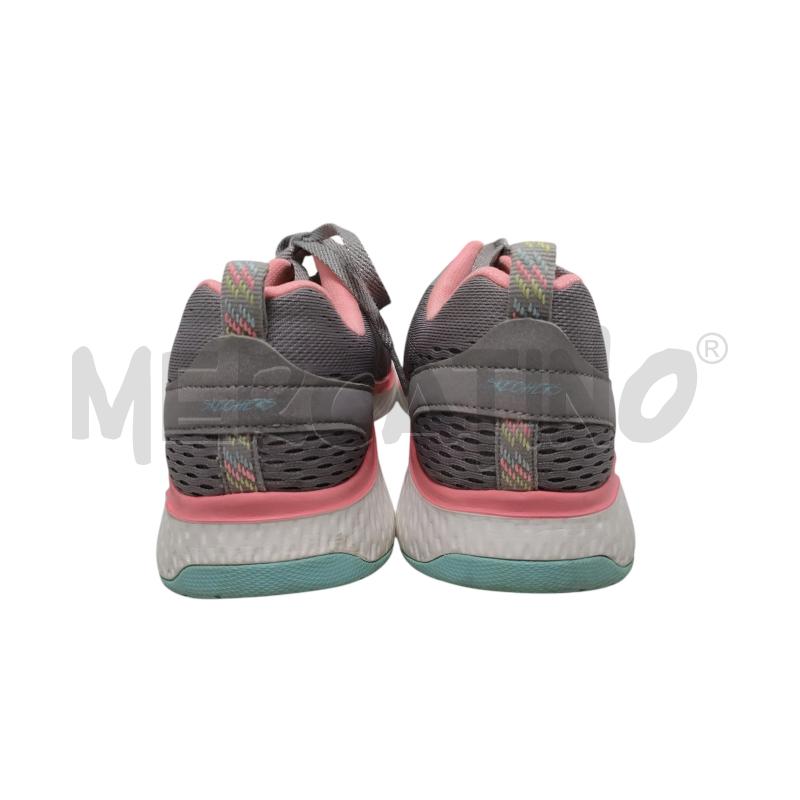 SNEAKERS DONNA SKETCHERS GRIGIO ROSA  | Mercatino dell'Usato Torino via ceresole 3