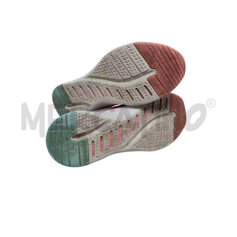 SNEAKERS DONNA SKETCHERS GRIGIO ROSA  | Mercatino dell'Usato Torino via ceresole 4