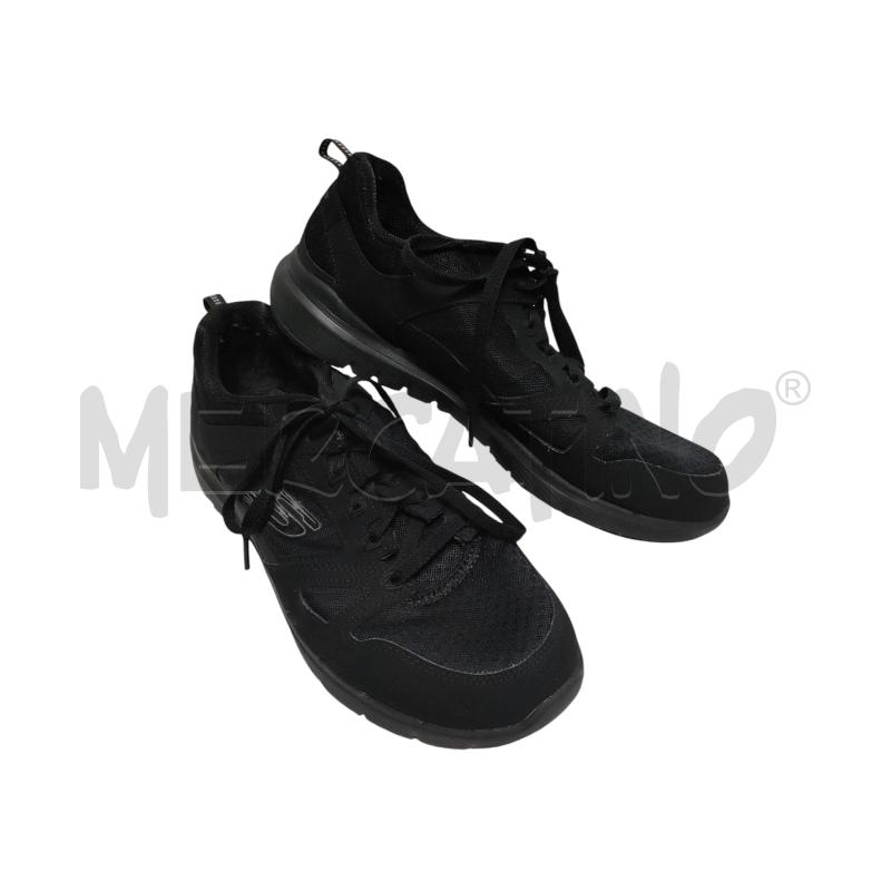 SNEAKERS DONNA SKETCHERS NERO  | Mercatino dell'Usato Torino via ceresole 1