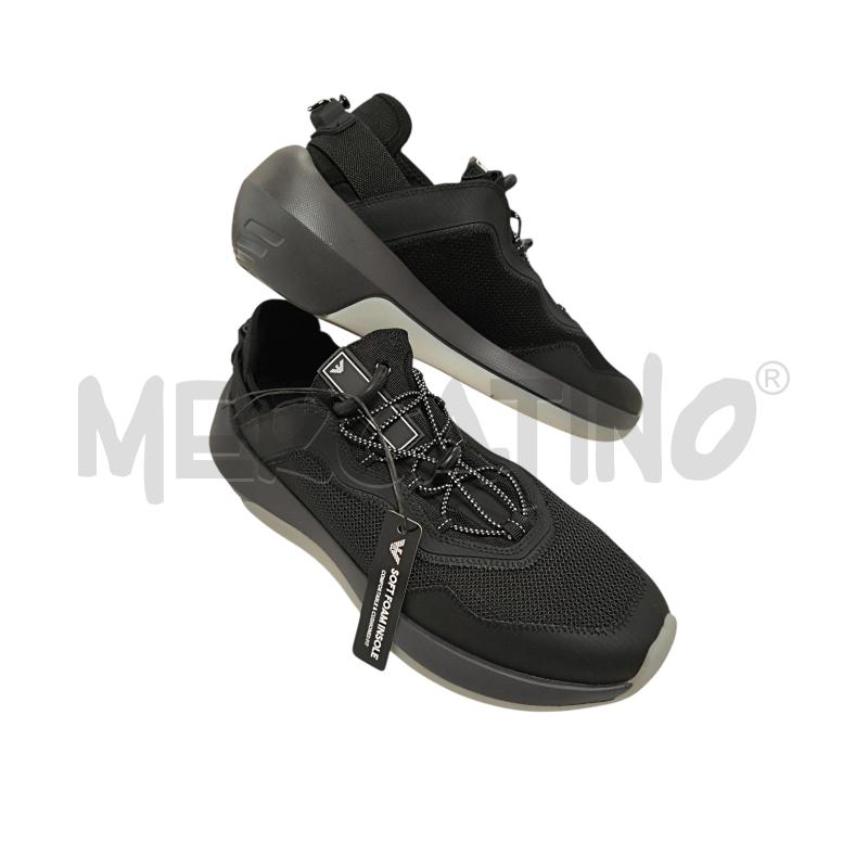SNEAKERS UOMO EMPORIO ARMANI NERO  | Mercatino dell'Usato Torino via ceresole 1