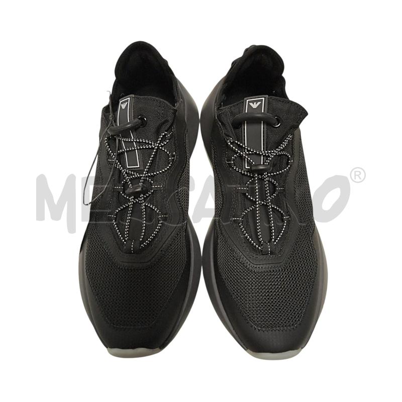 SNEAKERS UOMO EMPORIO ARMANI NERO  | Mercatino dell'Usato Torino via ceresole 2