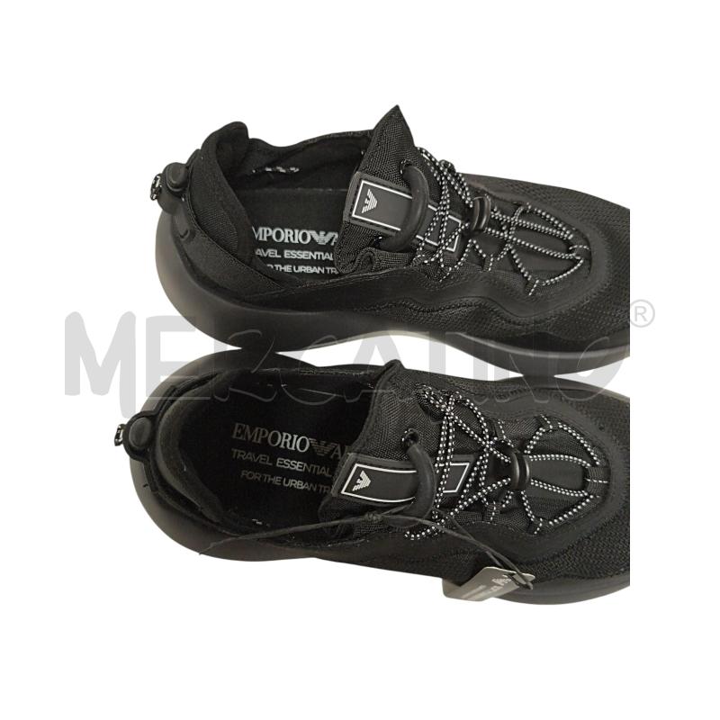 SNEAKERS UOMO EMPORIO ARMANI NERO  | Mercatino dell'Usato Torino via ceresole 5