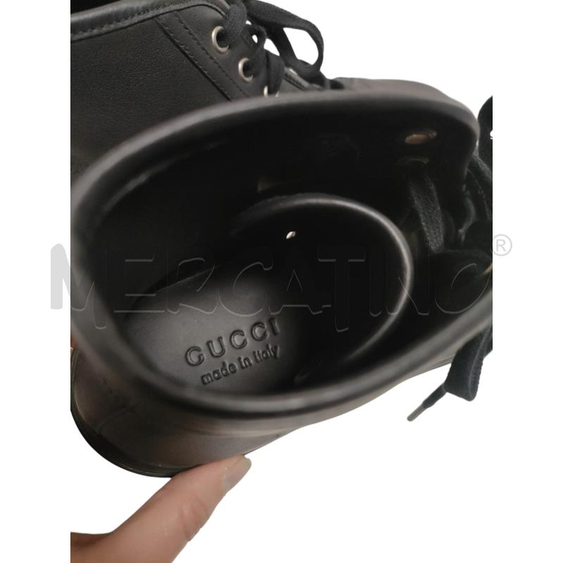 SNEAKERS UOMO GUCCI PELLE NERO  | Mercatino dell'Usato Torino via ceresole 5