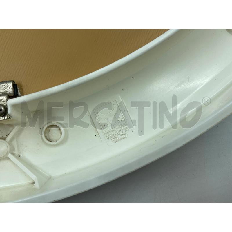 SPECCHIO CARRARA E MATTA 1971TONDO BIANCO | Mercatino dell'Usato Torino via ceresole 4