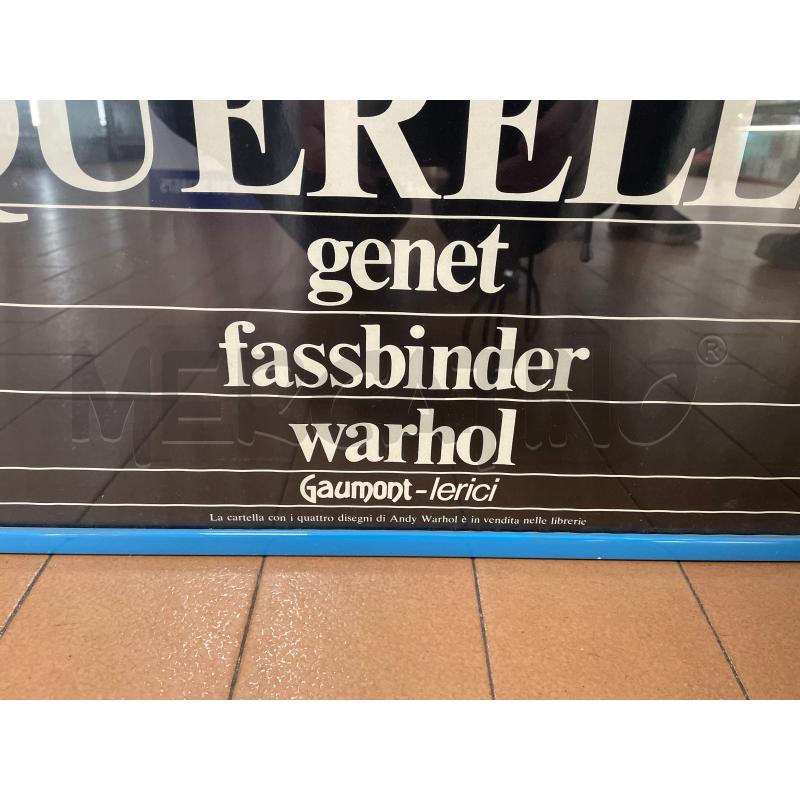 STAMPA QUERELLE GENET FASSBINDER WARHOL | Mercatino dell'Usato Torino via ceresole 3