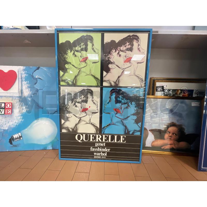 STAMPA QUERELLE GENET FASSBINDER WARHOL | Mercatino dell'Usato Torino via ceresole 5