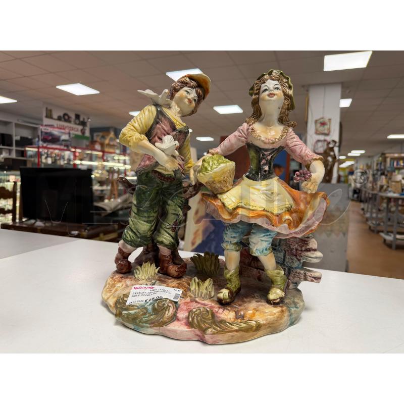 STATUA CAPODIMONTE BIMBI E UCCELLINI | Mercatino dell'Usato Torino via ceresole 1