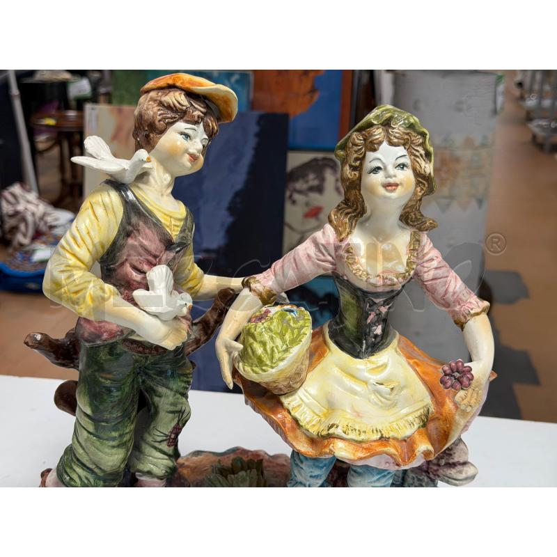 STATUA CAPODIMONTE BIMBI E UCCELLINI | Mercatino dell'Usato Torino via ceresole 2