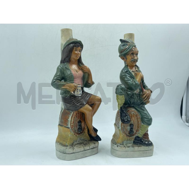STATUETTE COPPIA ALPINI  | Mercatino dell'Usato Torino via ceresole 3