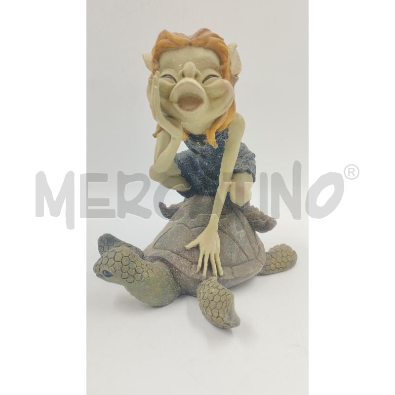 STATUINA ELFO TARTARUGA | Mercatino dell'Usato Torino via ceresole 1