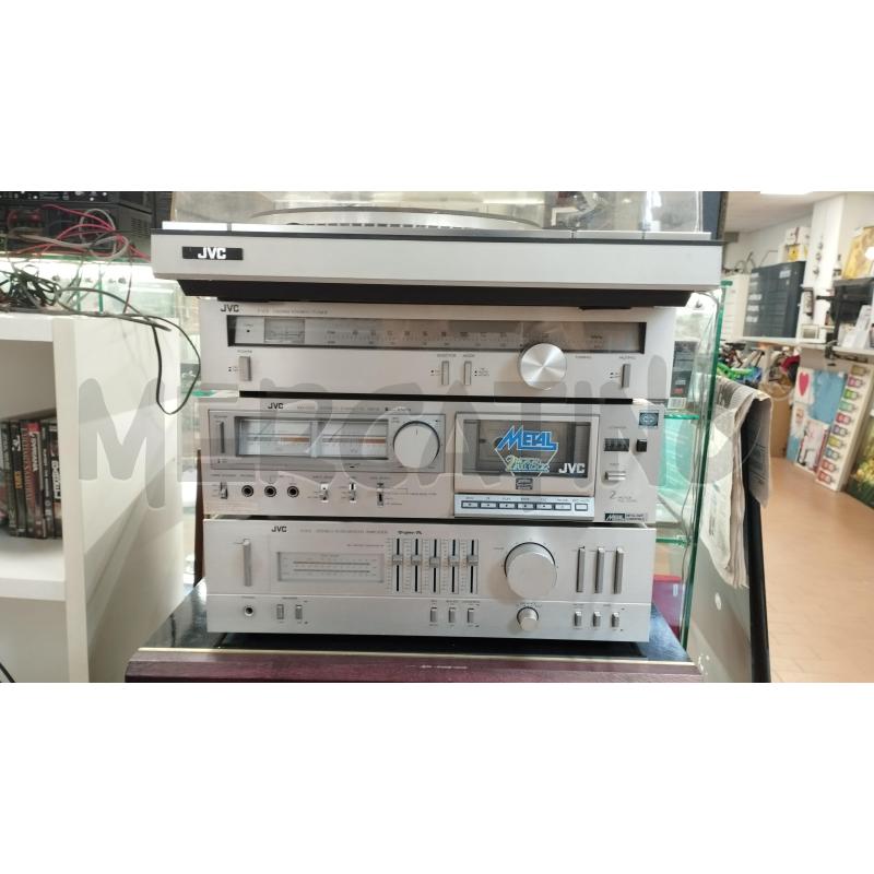 STEREO JVC CON MOBILETTO PIASTRA AMPLIFICATORE RADIO PIATTO | Mercatino dell'Usato Torino via ceresole 3