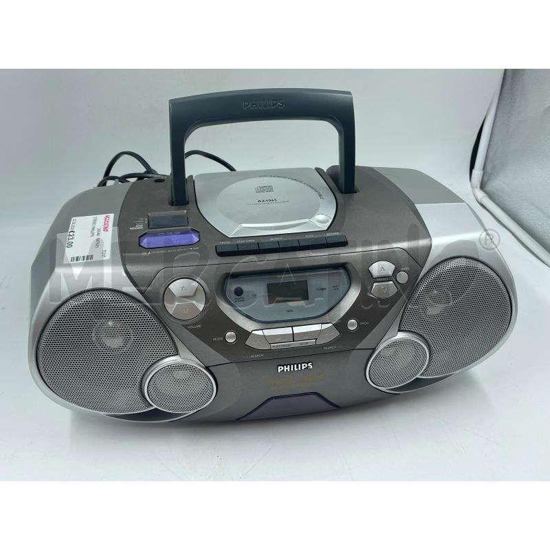 STEREO PHILIPS AZ-1060 DIGITAL TUNER NO CASS. | Mercatino dell'Usato Torino via ceresole 4