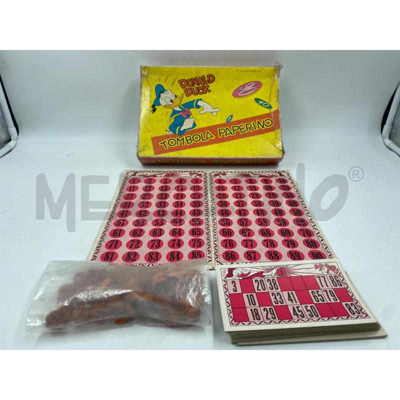 TOMBOLA PAPERINO ANNI 60 | Mercatino dell'Usato Torino via ceresole 3