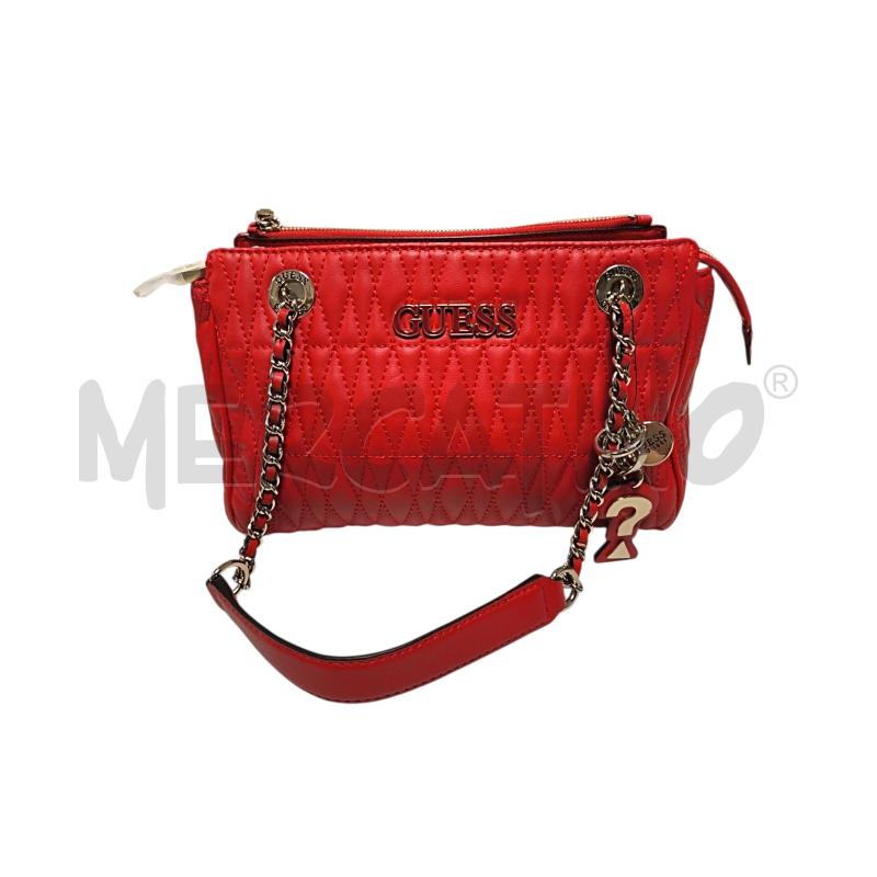 TRACOLLA DONNA GUESS ROSSO TRAPUNTATO  | Mercatino dell'Usato Torino via ceresole 1