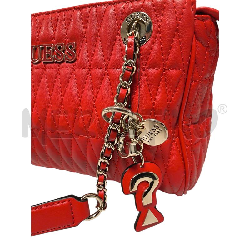 TRACOLLA DONNA GUESS ROSSO TRAPUNTATO  | Mercatino dell'Usato Torino via ceresole 4