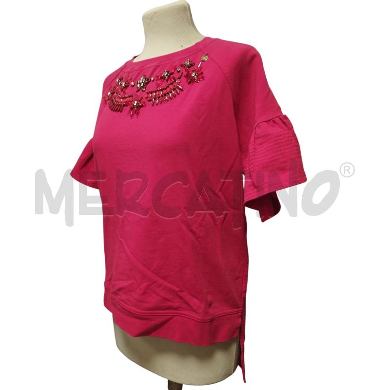 T SHIRT DONNA ELISABETTA FRANCHI ROSSO PIETRE  | Mercatino dell'Usato Torino via ceresole 2