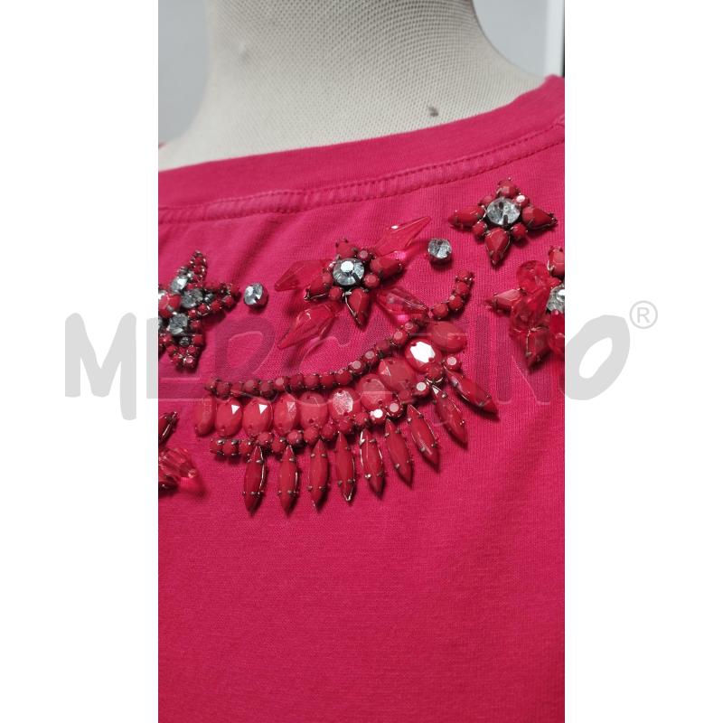 T SHIRT DONNA ELISABETTA FRANCHI ROSSO PIETRE  | Mercatino dell'Usato Torino via ceresole 3