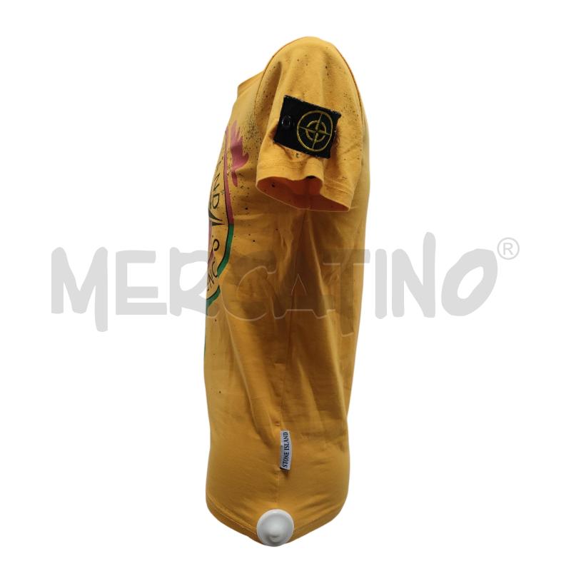 T SHIRT UOMO GIALLA STON ISLAND | Mercatino dell'Usato Torino via ceresole 2