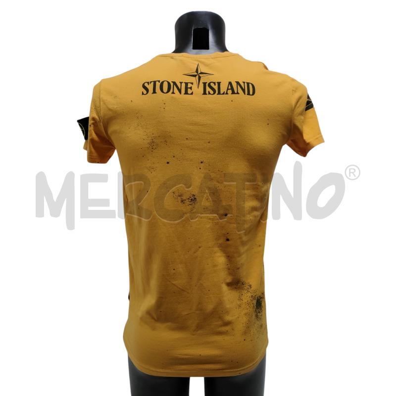 T SHIRT UOMO GIALLA STON ISLAND | Mercatino dell'Usato Torino via ceresole 3