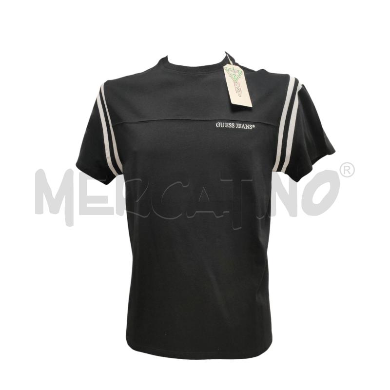 T SHIRT UOMO GUESS JEANS NERO NUOVA  | Mercatino dell'Usato Torino via ceresole 1