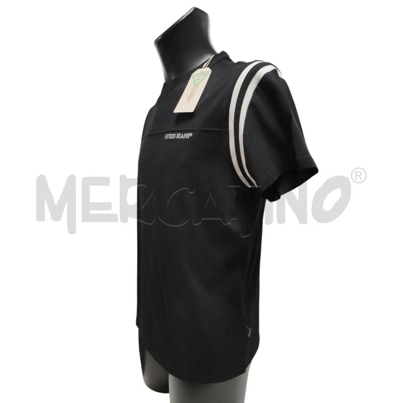 T SHIRT UOMO GUESS JEANS NERO NUOVA  | Mercatino dell'Usato Torino via ceresole 2
