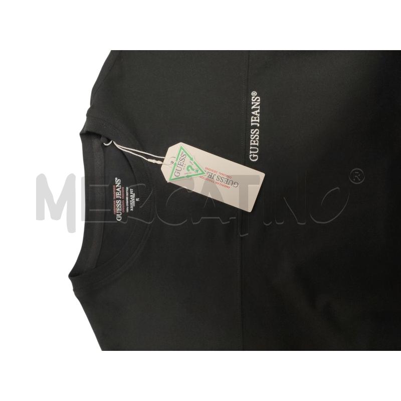T SHIRT UOMO GUESS JEANS NERO NUOVA  | Mercatino dell'Usato Torino via ceresole 4