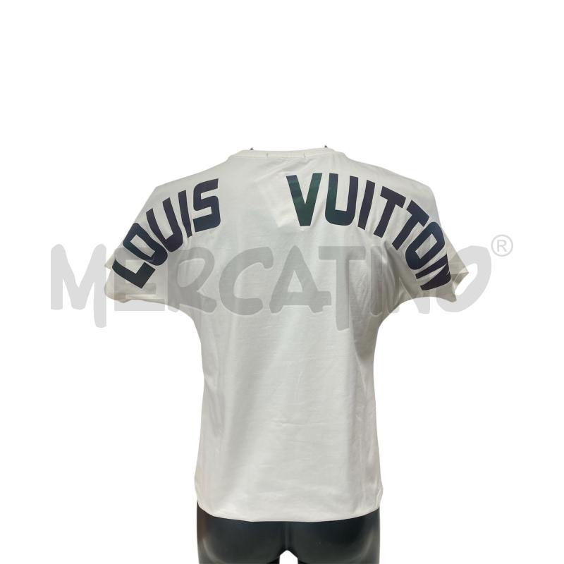 T SHIRT UOMO LOUIS VUITTON BIANCO  | Mercatino dell'Usato Torino via ceresole 3