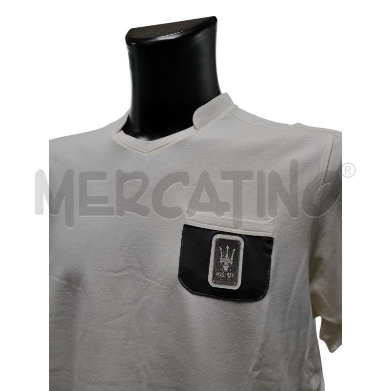 T SHIRT UOMO MASERATI BEIGE | Mercatino dell'Usato Torino via ceresole 2