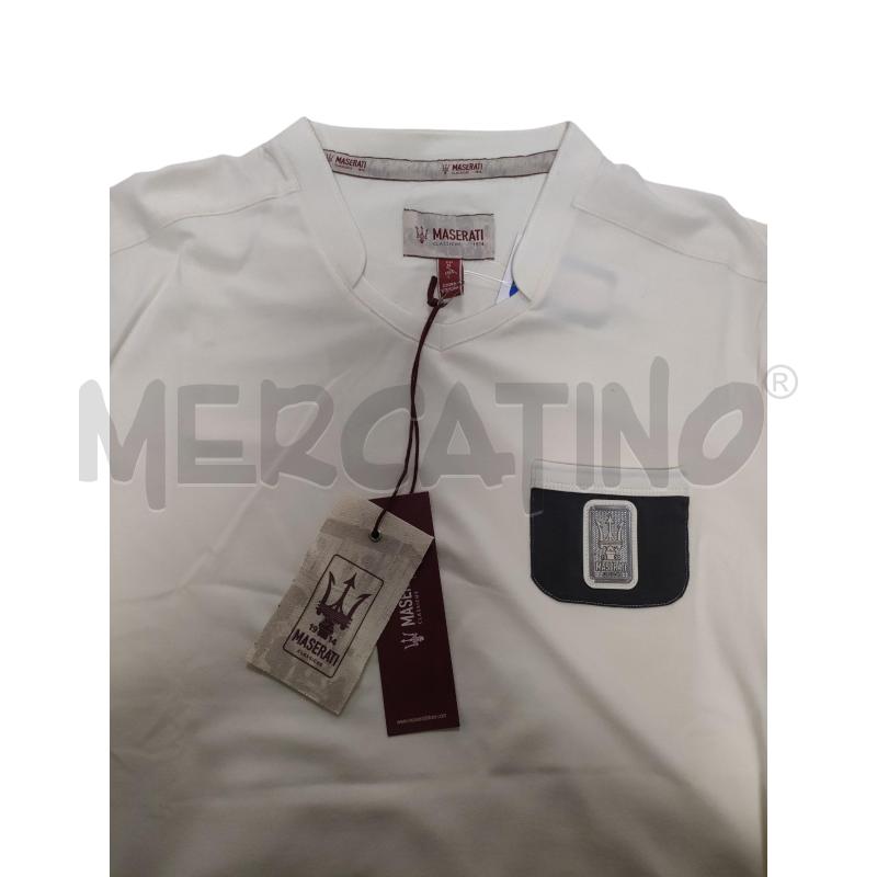 T SHIRT UOMO MASERATI BEIGE | Mercatino dell'Usato Torino via ceresole 5