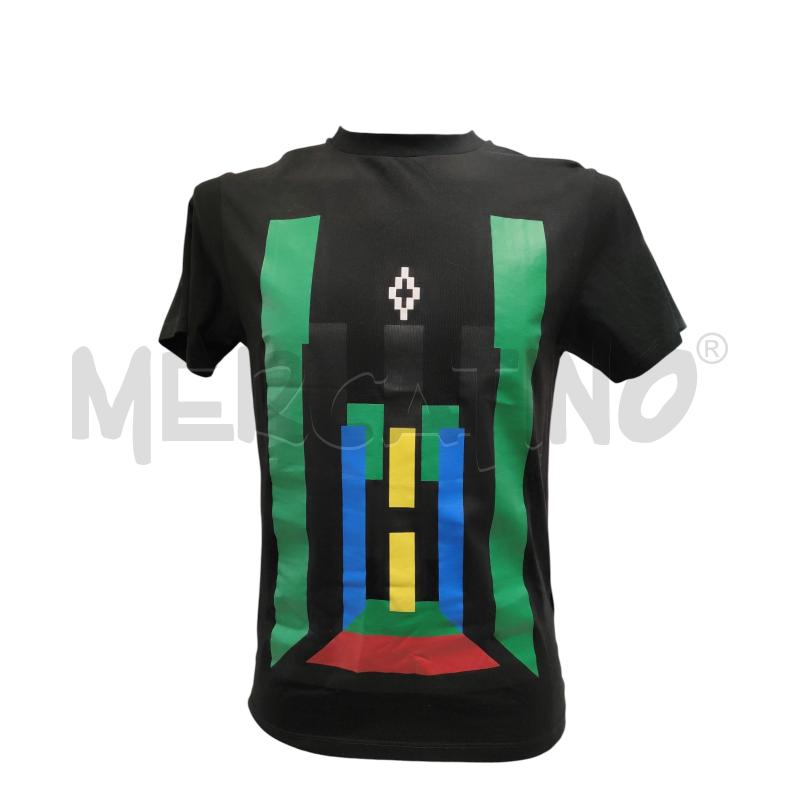T SHIRT UOMO NERA MARCELO BURLON | Mercatino dell'Usato Torino via ceresole 1