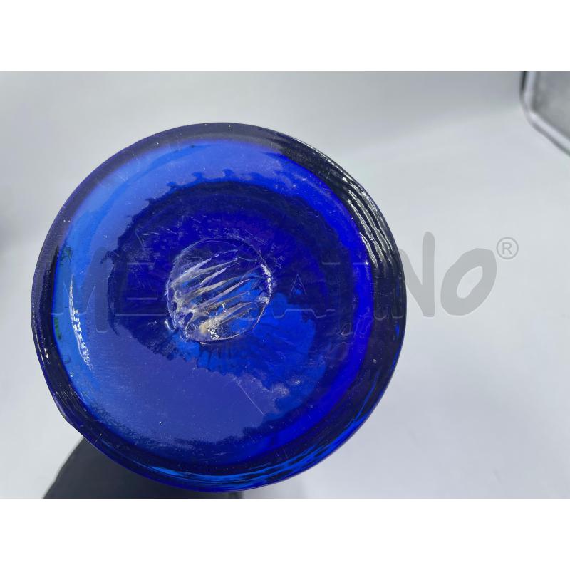 VASETTO BLU IN VETRO 30CM | Mercatino dell'Usato Torino via ceresole 4