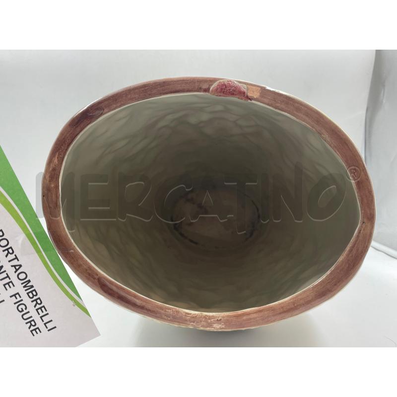 VASO PORTAOMBRELLI CAPODIMONTE FIGURE FEMMINILI | Mercatino dell'Usato Torino via ceresole 5