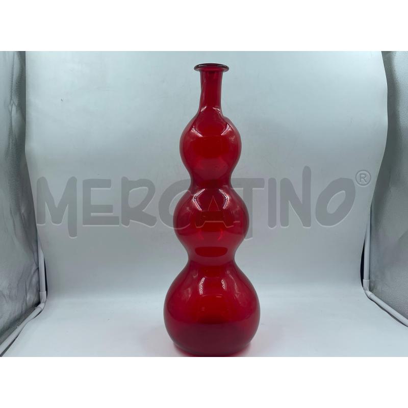 VASO PORTA FIORI ROSSO 52CM | Mercatino dell'Usato Torino via ceresole 2