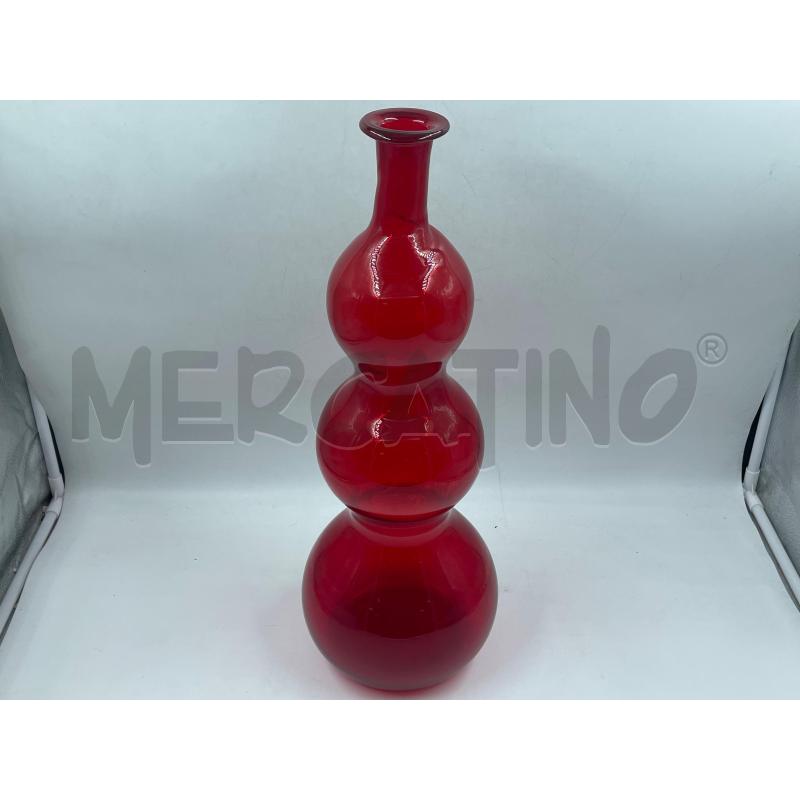 VASO PORTA FIORI ROSSO 52CM | Mercatino dell'Usato Torino via ceresole 4