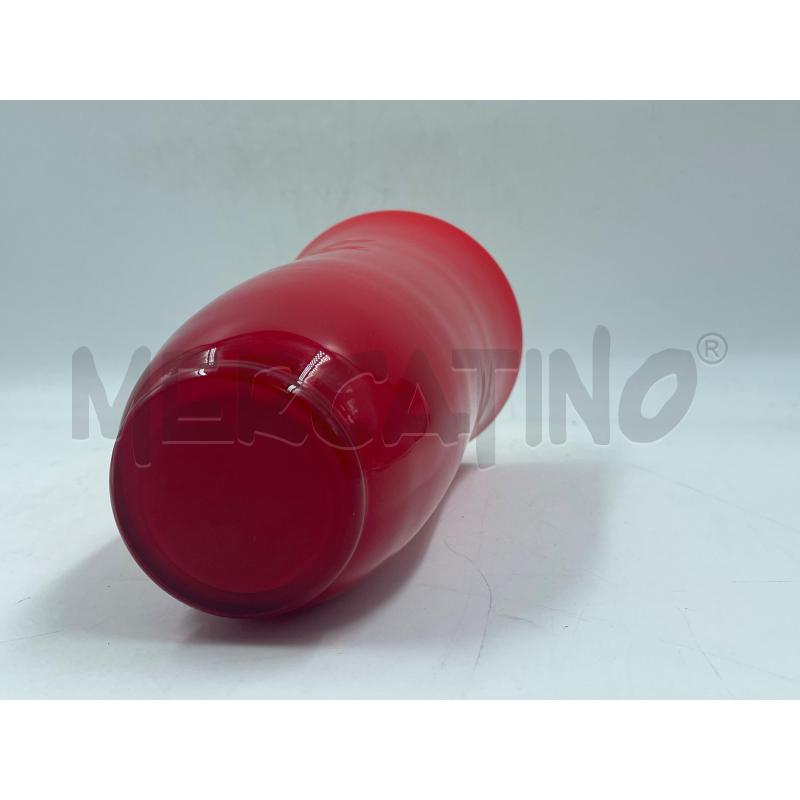 VASO VETRO ROSSO ARANCIO CARLO MORETTI | Mercatino dell'Usato Torino via ceresole 5