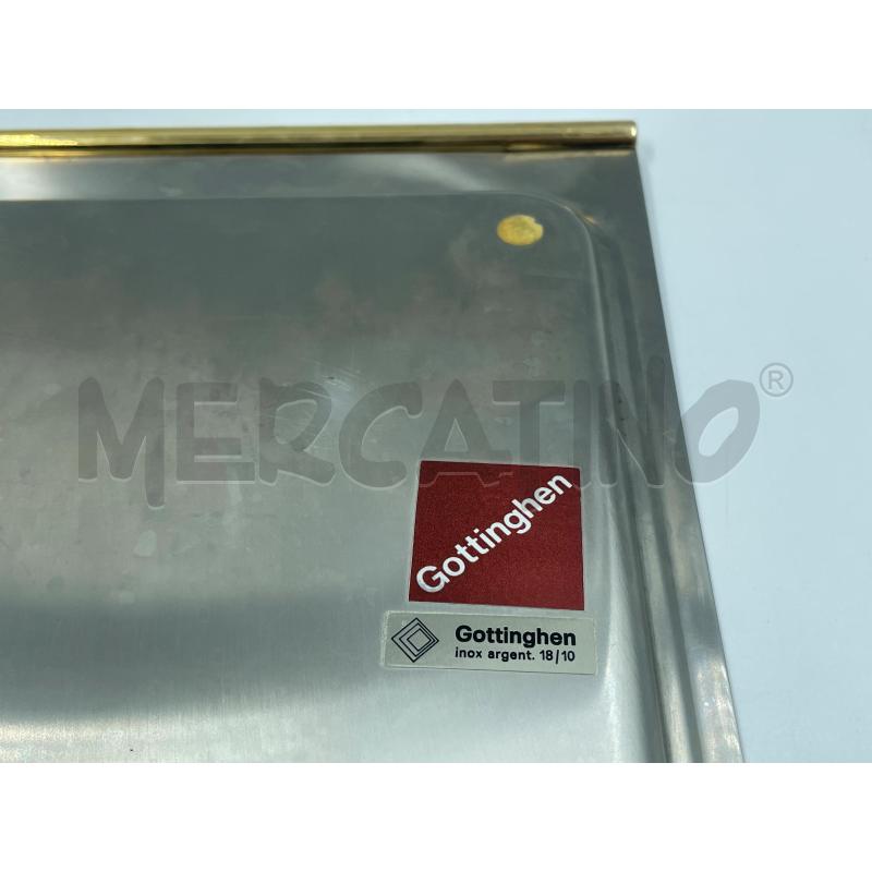 VASSOIO GOTTINGHEN DISEGNO GEOMETRICO ORO | Mercatino dell'Usato Torino via ceresole 5