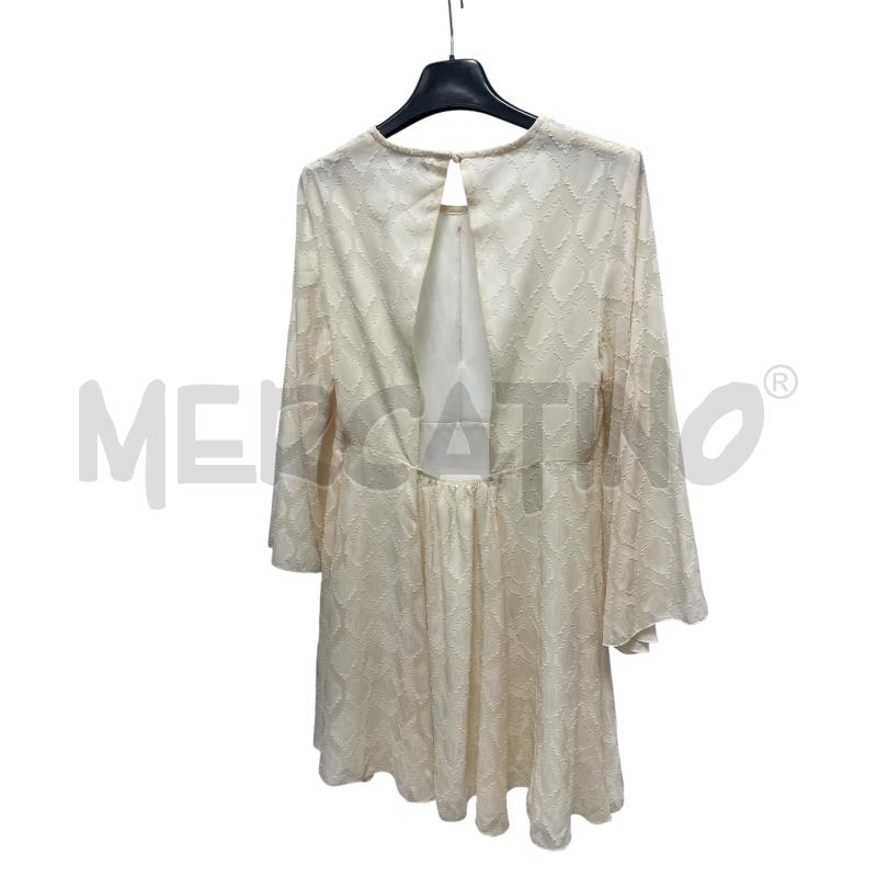VESTITO DONNA ELEGANTE OTTOD'AME BIANCO ROMBI | Mercatino dell'Usato Torino via ceresole 2