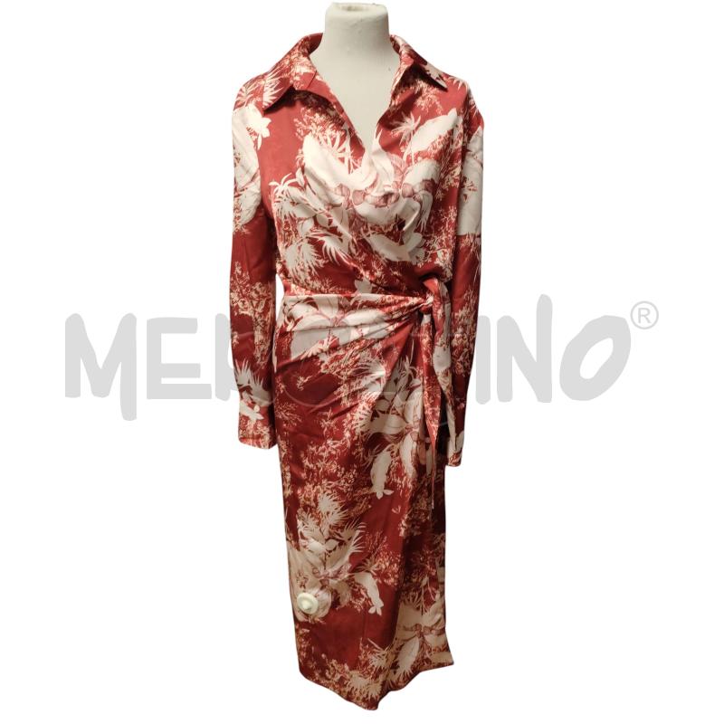 VESTITO DONNA GUESS ROSSO BEIGE  | Mercatino dell'Usato Torino via ceresole 1