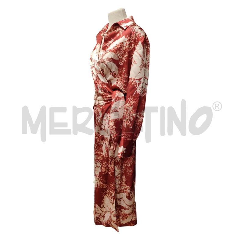 VESTITO DONNA GUESS ROSSO BEIGE  | Mercatino dell'Usato Torino via ceresole 2