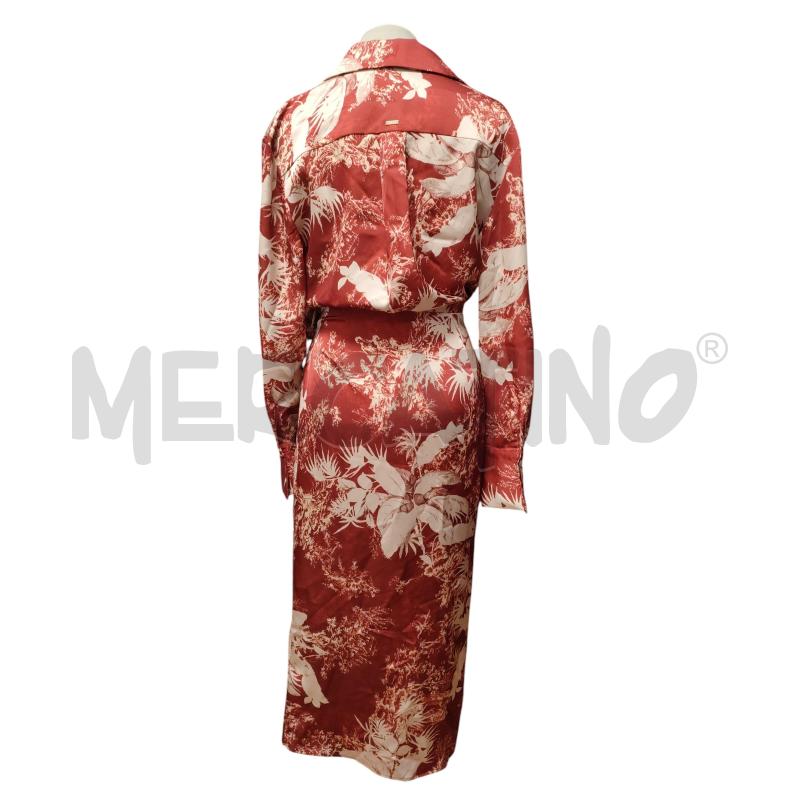 VESTITO DONNA GUESS ROSSO BEIGE  | Mercatino dell'Usato Torino via ceresole 3