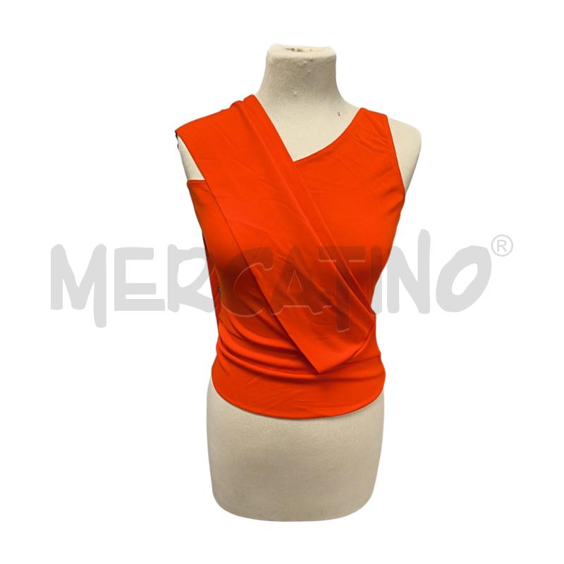 VESTITO DONNA MOSCHINO JEANS ARANCIONE CON FASCIA | Mercatino dell'Usato Torino via ceresole 1