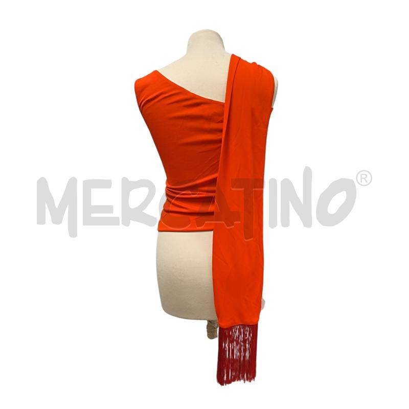 VESTITO DONNA MOSCHINO JEANS ARANCIONE CON FASCIA | Mercatino dell'Usato Torino via ceresole 2