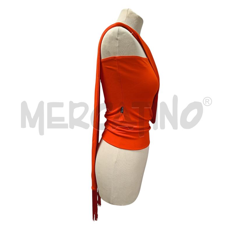 VESTITO DONNA MOSCHINO JEANS ARANCIONE CON FASCIA | Mercatino dell'Usato Torino via ceresole 3