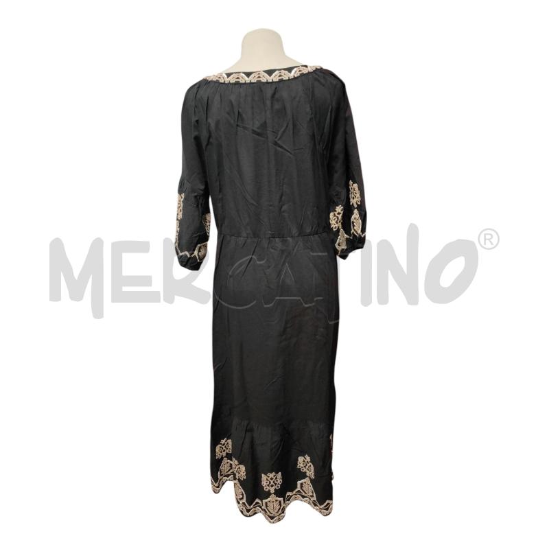 VESTITO DONNA OLTRE NERO PAILETTES BEIGE  | Mercatino dell'Usato Torino via ceresole 2